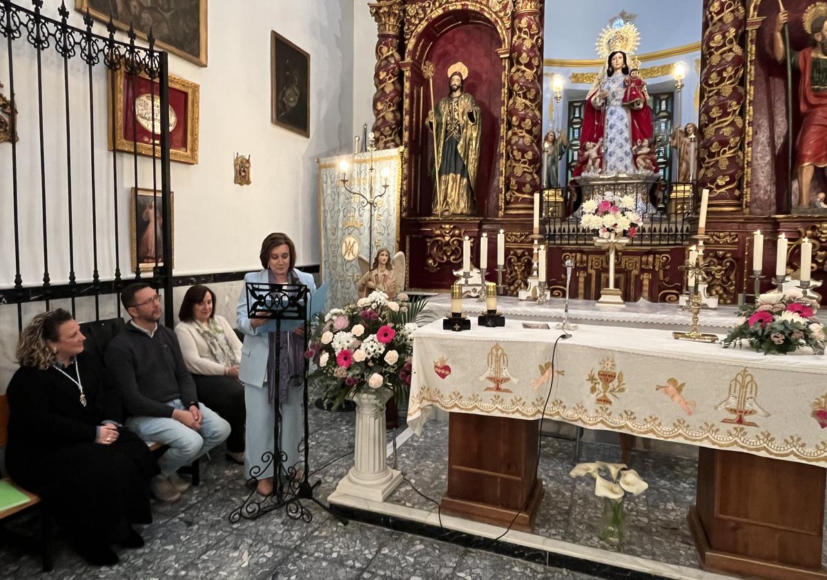 Inmaculada Naharro durante su pregón