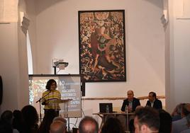 Apertura de la jornada en la biblioteca pública