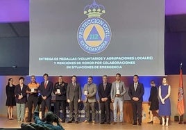 El concejal Antonio Navarro recogió la Medadlla de Oro Cedida