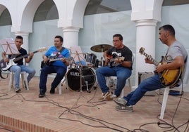 Alumnos durante los Conciertos de Patio de 2023