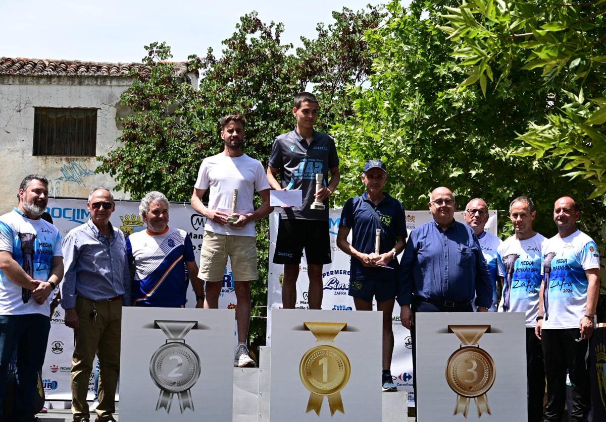 Entrega de trofeos de la media maratón