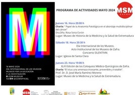 Cartel informativo de la conmemoración