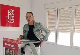 Obdulia Campillejo Murillo durante su intervención tras la eleccion