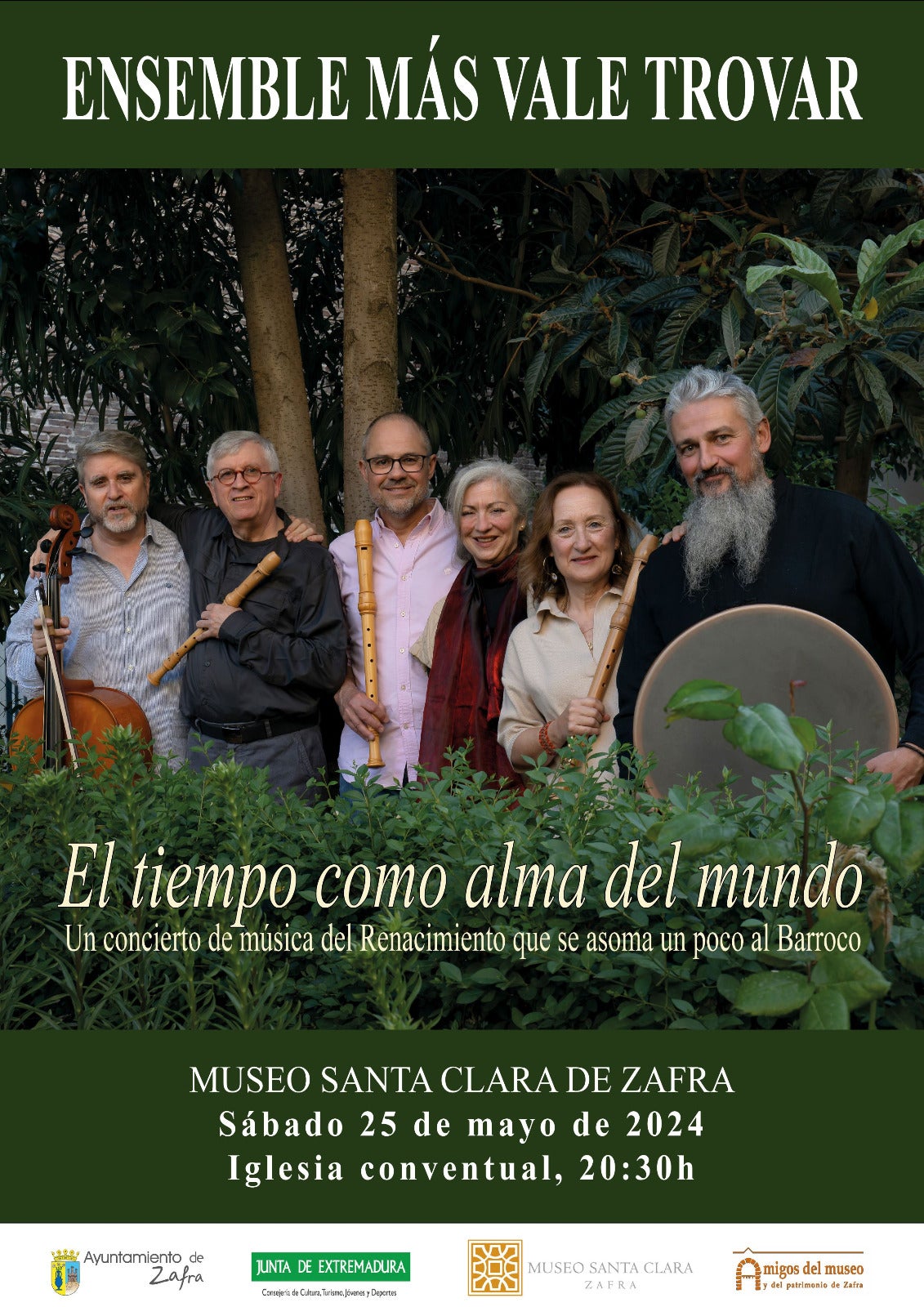Esemble Más Vale Trovar trae a Santa Clara la música del Renacimiento
