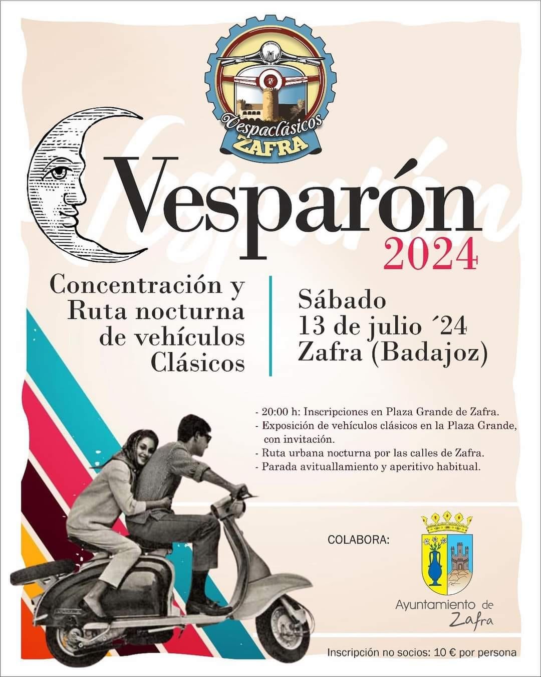 Vespaclásicos celebrará este sábado su 'Vesparón 2024'