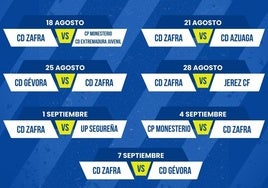 Calendario de partidos del verano