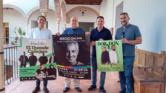 Sergio Dalma, El Duende Callejero y Bordón 4 cabezas de cartel de los conciertos de Preferia