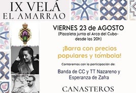 La Hermandad del Amarrado celebra el viernes 23 su velada junto al Arco del Cubo