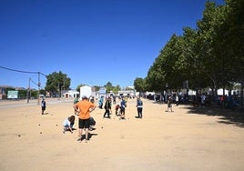 Un momeento de la competición en el recinto ferial