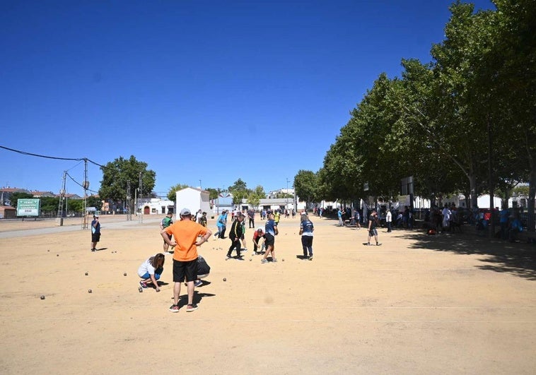 Un momeento de la competición en el recinto ferial