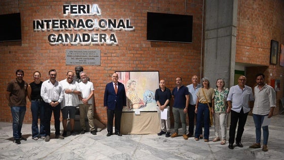 José Alejandro Galán Vázquez gana el XXIII Certamen de Pintura de la FIG con La visita'