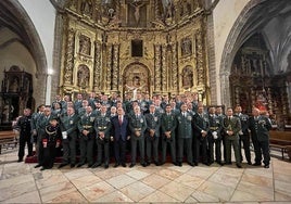 La guardia Civil en la celebración de su Patrona en 2023