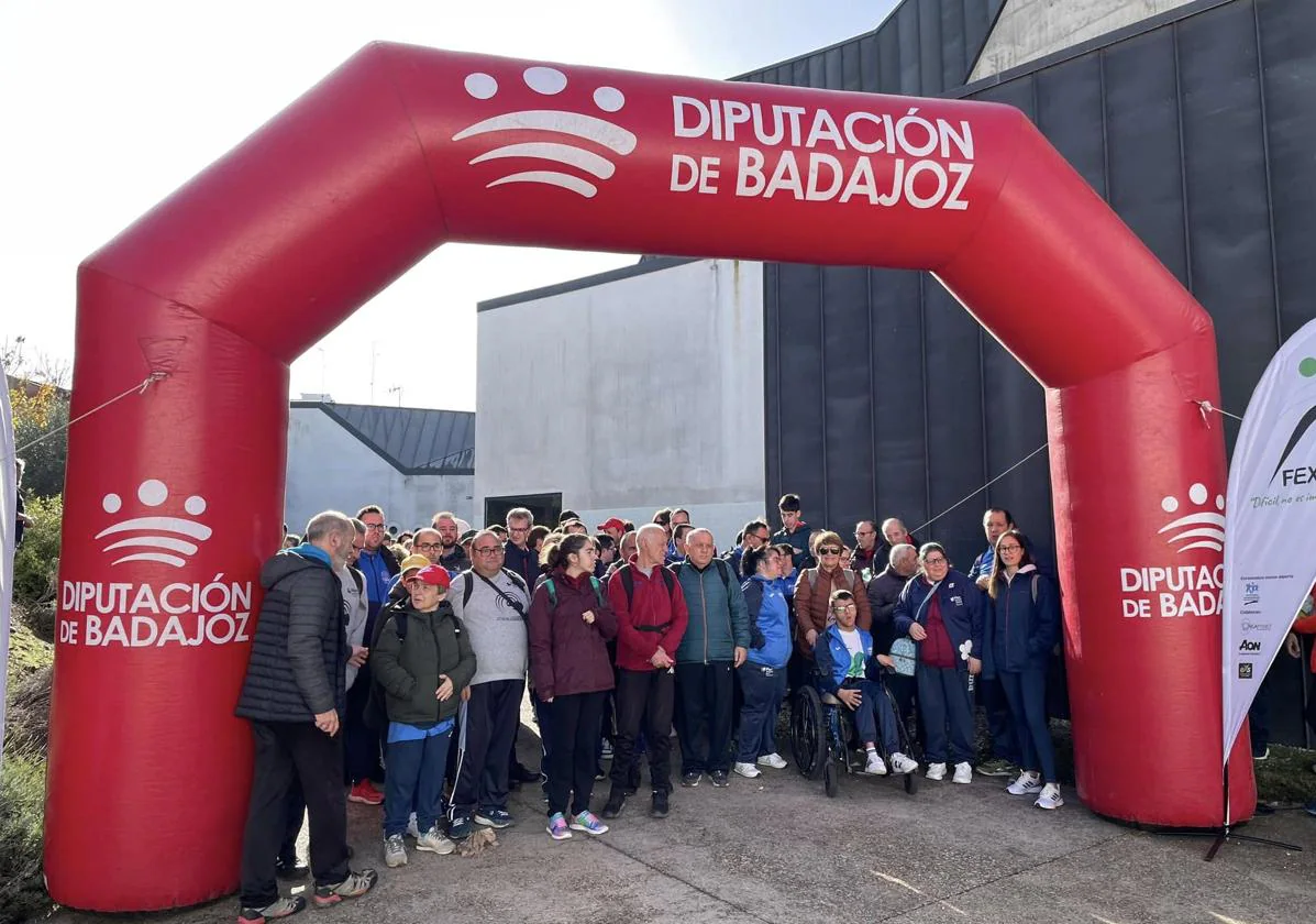 Salida de los participantes desde el Teatro de Zafra