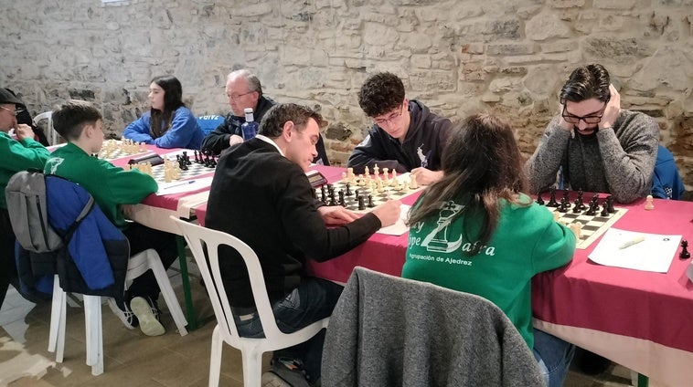 Zafra acogió el inicio del Campeonato de Extremadura por equipos de Ajedrez