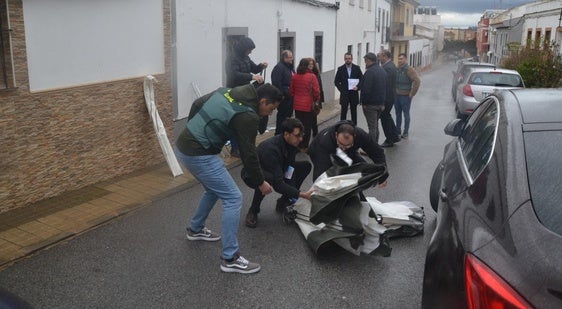 La Guardia Civil reconstruye el apuñalamiento mortal de un hombre en la calle Belén