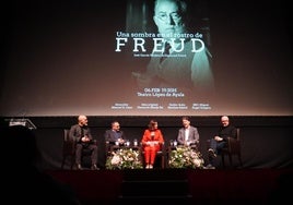 Presentación del documental en el López de Ayala