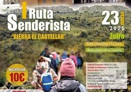 Cartel de la ruta