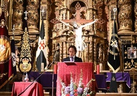 Andrés Malpica durante su intervención