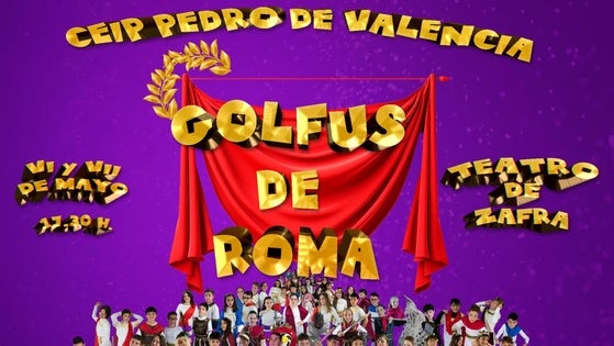 El alumnado de sexto del colegio Pedro de Valencia llevará a escena 'Golfus de Roma'