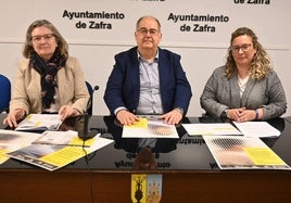 Presentación de la jornada por parte del alcalde, la concejada delegada y la directora de la UPZ