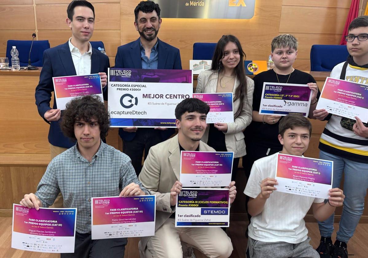 Dos equipos del instituto Suárez de Figueroa se proclaman ganadores III Teleco Games