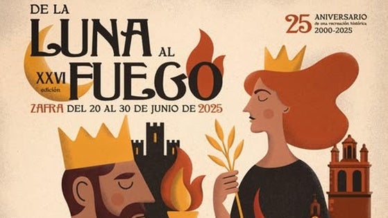 Presentado el cartel de la Festividad De la Luna al Fuego, obra de Jesús Rayego Rogado