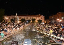 Momento de la Mojá de Varas en el pilar