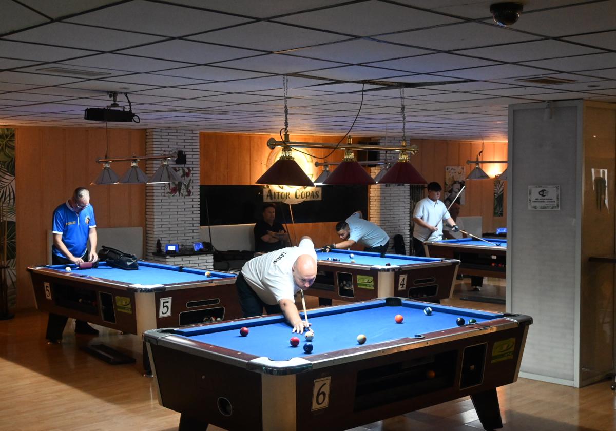 Los jugadores durante el campeonato