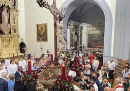 La imagen delCristo en su templo