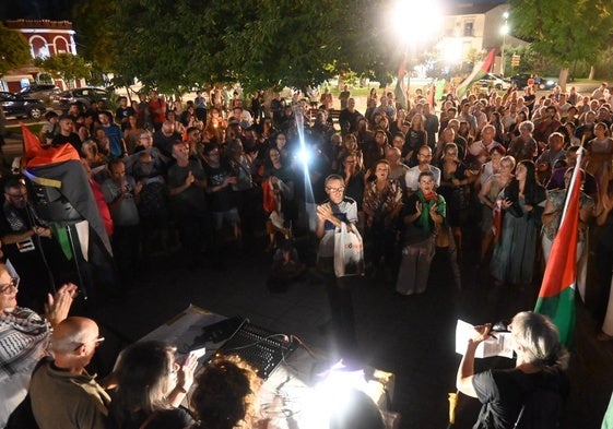 La concentración fue en la Plaza del Alcázar
