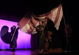 Una escena de la obra 'Triste Animal'