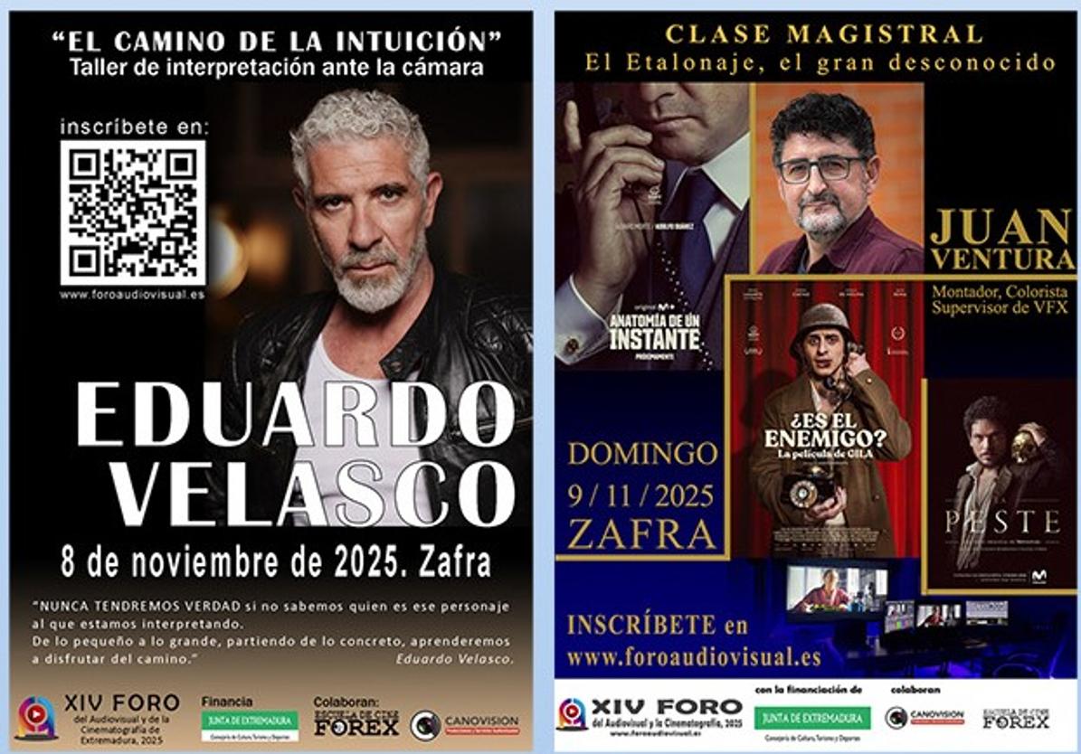 El Foro del Audiovisual y la Cinematografía organiza dos actividades en noviembre