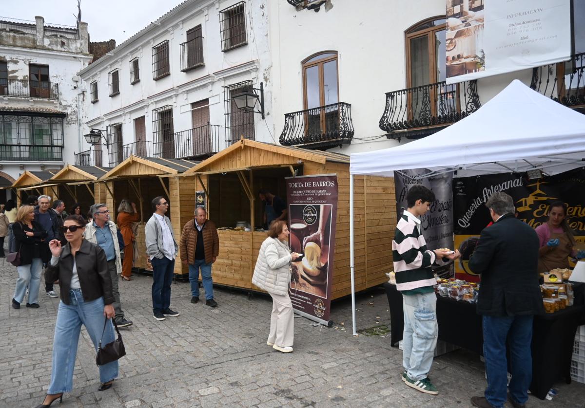 Las queserías en la Plaza Grande