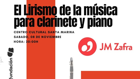 Juventudes Musicales trae el lirismo de la música de clarinete y piano este sábado a Santa Marina
