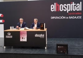 Los hermanos Gragera durante su conferencia