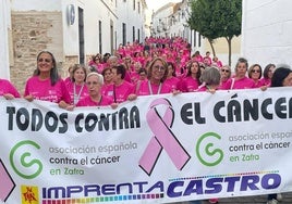 Caminata contra el cáncer en Zafra