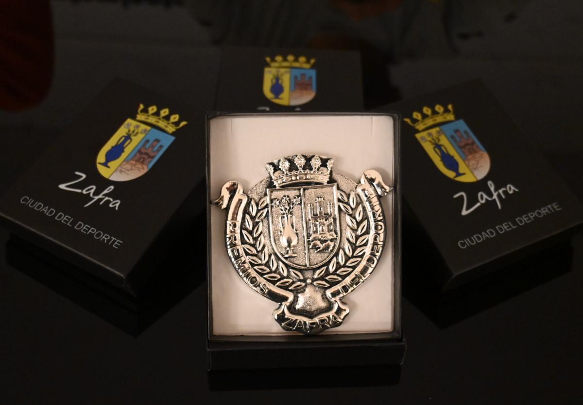 Distintivo para los premiados