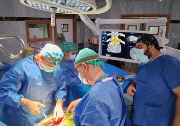 El equipo durante un intervención