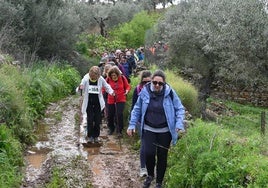 Algunos participantes en la primera edición de esta ruta