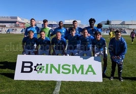 Once inicial del CD Zafra