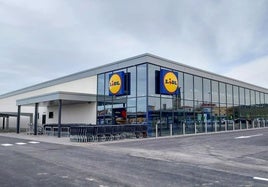 El nuevo Lidl en la carretera N-432