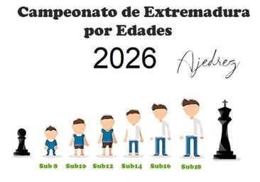 Cartel del Campeonato de Extremadura por Edades