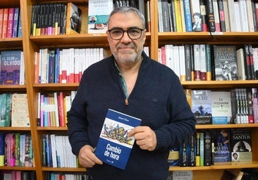 Jaime Clara durante la presentación de su libro en Zafra