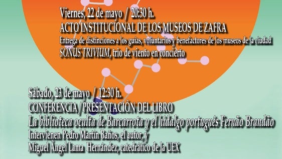 Cartel con las activdades