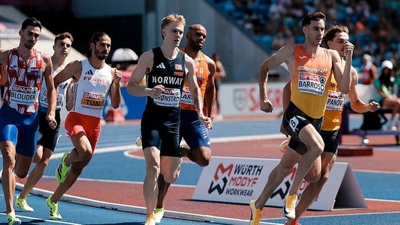 David Barroso luchará por las medallas en los 800 metros del Campeonato Europeo