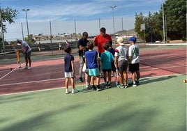 Algunos de los participantes más pequeños durante una de las jornadas