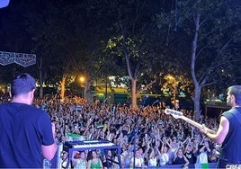 Concierto de Sanguijuelas del Guadiana en la feria de 2025