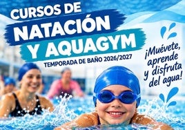 Los cursos de natación y aquagym en la piscina climatizada abren sus inscripciones este viernes