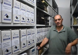 Manolo Méndez en la fototeca