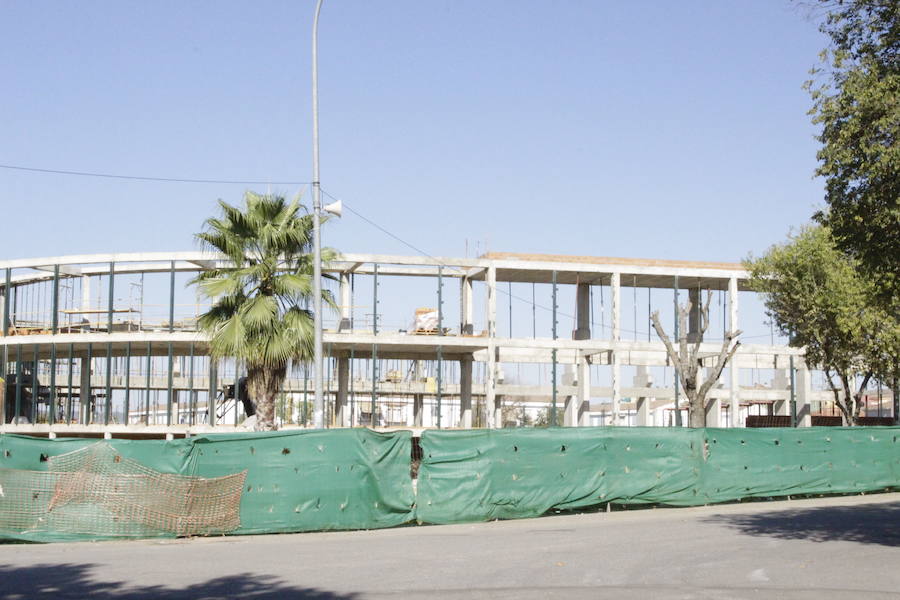 Obras del Pabellón 